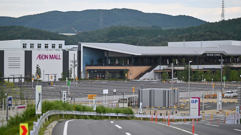 １０月７日にグランドオープンするイオンモール土岐＝８月２４日、土岐市土岐津町土岐口