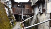 市街地に張り巡らされた公道。「筋骨」と呼ばれ、観光資源となっている＝下呂市金山町金山