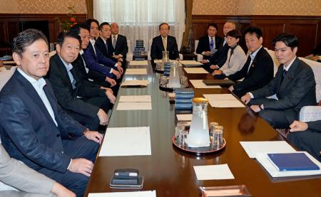 　開かれた衆院議運委理事会＝９日午前