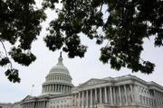 　米連邦議会議事堂＝２３日、米首都ワシントン（ゲッティ＝共同）