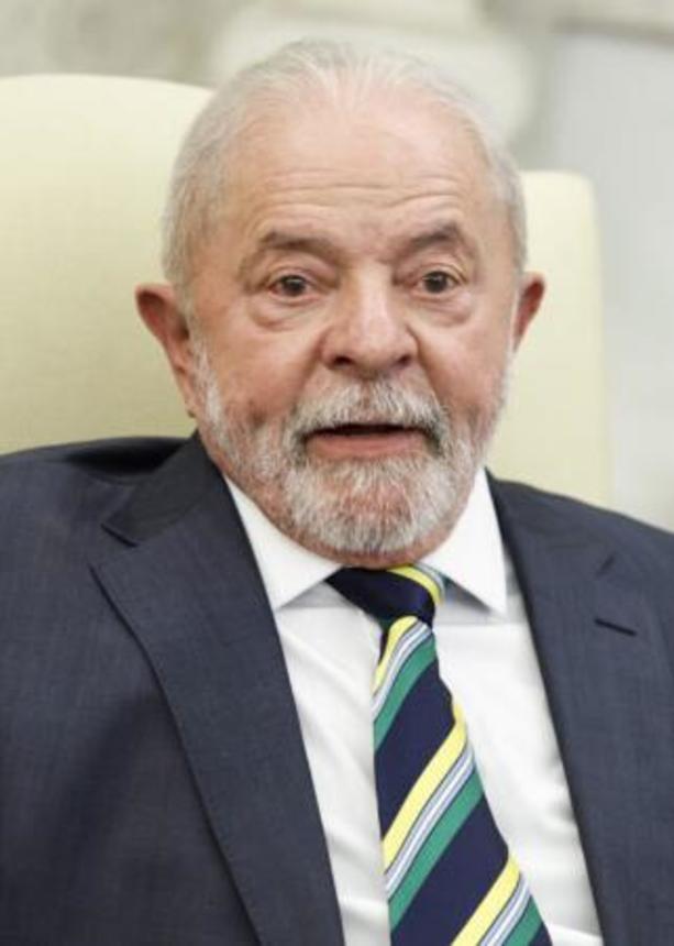 　ブラジルのルラ大統領（ゲッティ＝共同）