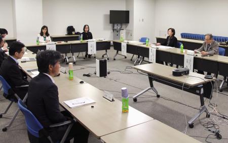 　整備新幹線の貸付料延長を議論する有識者委の初会合＝６日午前、東京・霞が関