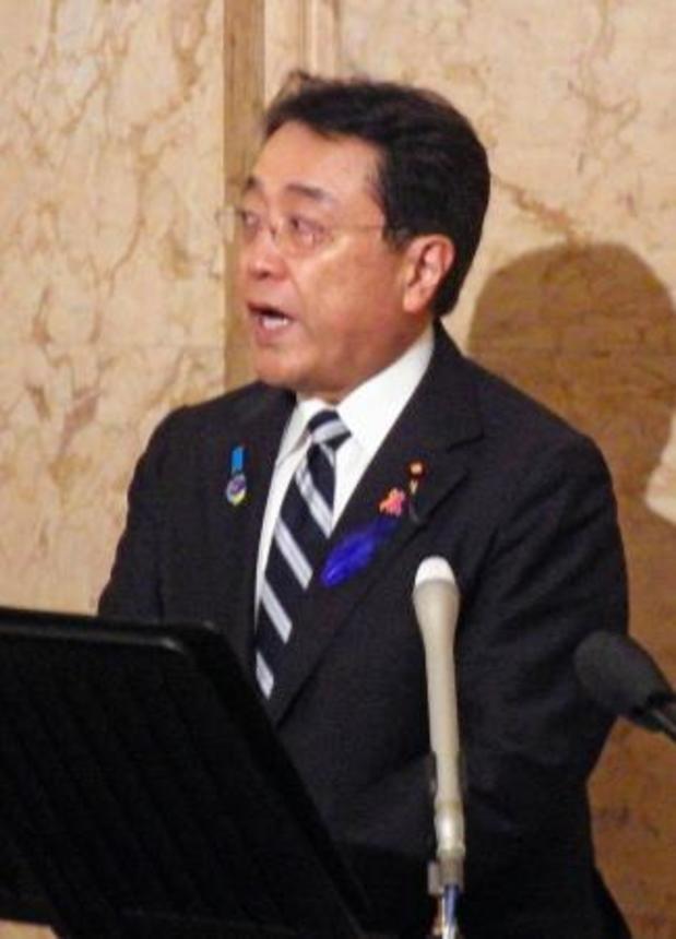 　記者会見する赤沢経産相＝７日午前、東京都千代田区