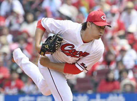 　完投で６勝目を挙げた広島・床田＝マツダ