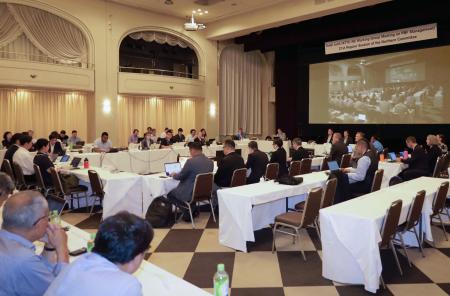 　富山市で開かれた太平洋クロマグロの資源管理手法を議論する国際会議＝１０日午前