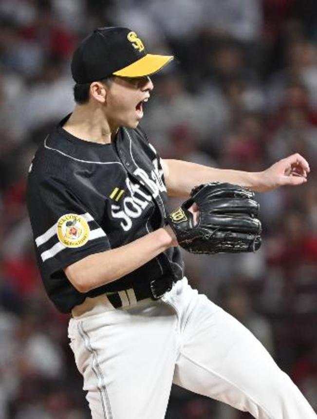 　７回２失点で５勝目を挙げたソフトバンク・大関＝マツダ