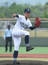 市岐阜商×大垣日大＝２番手として登板し、４回２／３を無失点に抑える力投を見せた大垣日大の山田