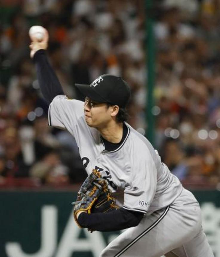 　ソフトバンク戦に先発した巨人・山崎＝みずほペイペイドーム
