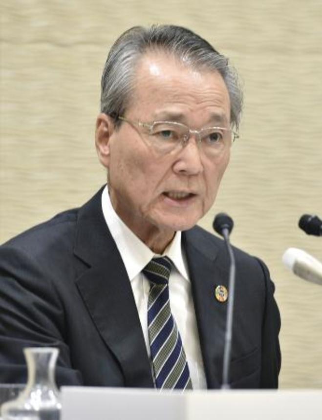 　経団連の筒井義信会長
