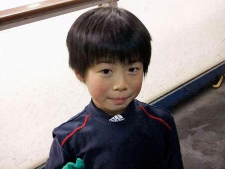 　小学生の頃の佐藤駿＝２０１１年、埼玉県
