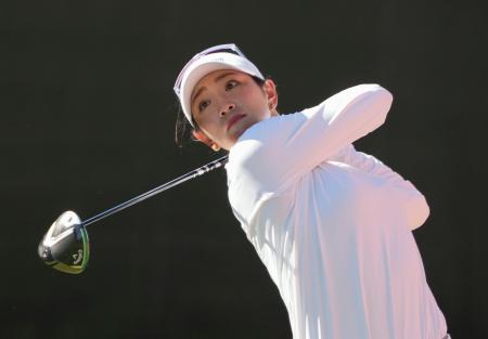 　第３ラウンド、通算９アンダーで５位の原英莉花＝シャロンハイツ・クラブ（共同）