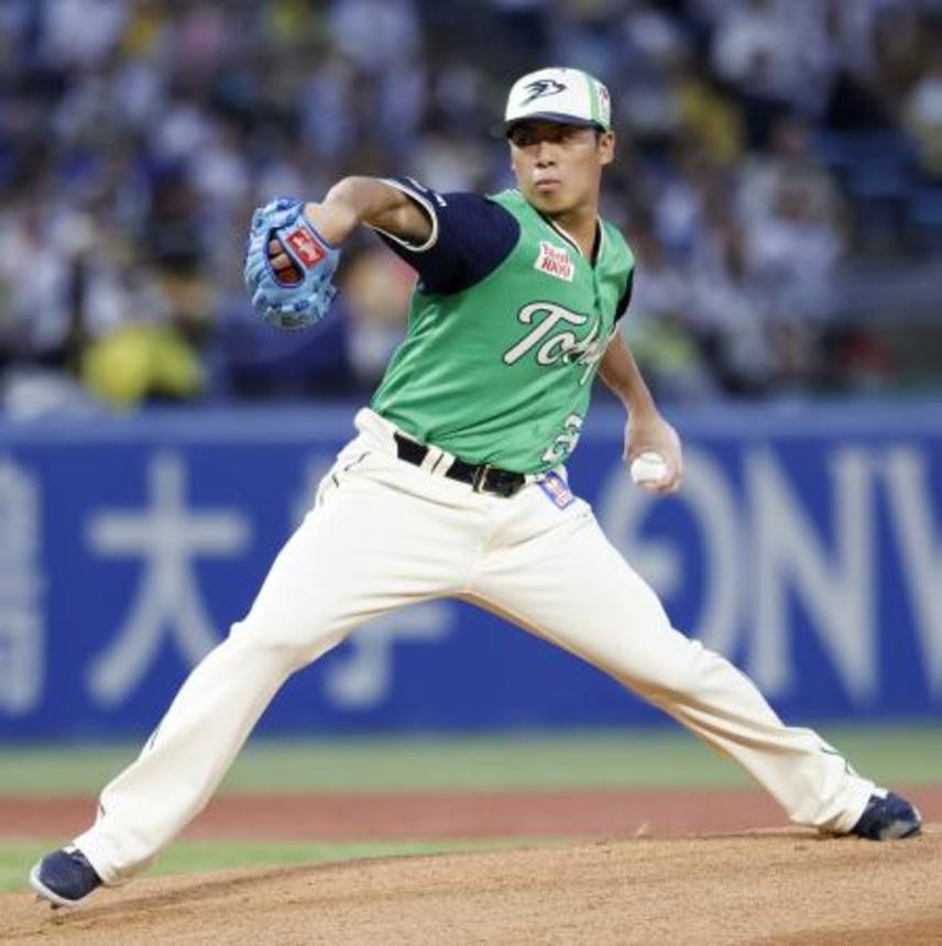 　阪神戦に先発したヤクルト・山野＝神宮