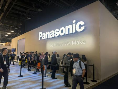 　先端技術見本市「ＣＥＳ」のパナソニックＨＤのブース＝１月、米ラスベガス