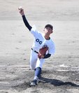 大垣日大×帝京大可児＝力投する大垣日大のエース山田＝長良川