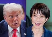 　高市首相（右）とトランプ米大統領（左はＡＰ）