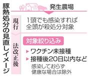 　豚熱処分の見直しイメージ