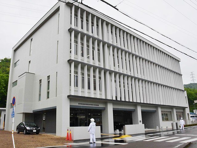 新築された県自動車運転免許試験岐阜試験場＝岐阜市三田洞東