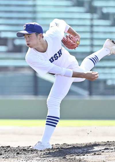 県岐阜商×高山西＝好投をみせた県岐阜商の池田