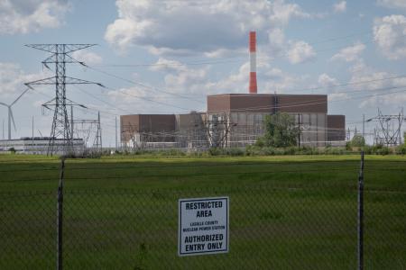 　米イリノイ州にある原発施設＝２３日（ゲッティ＝共同）