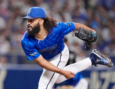 　７回無失点で３勝目を挙げたＤｅＮＡのジャクソン＝バンテリンドーム