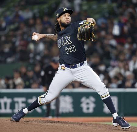 　西武戦に先発したオリックスのエスピノーザ＝ベルーナドーム
