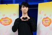 　取材に応じる羽生結弦さん＝５月、仙台市