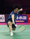 　女子シングルス２回戦　マレーシア選手と対戦する山口茜＝ニューデリー（ロイター＝共同）