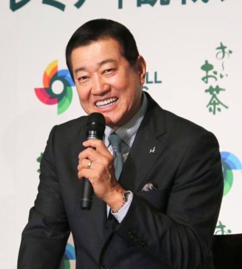 　イベントに出席し、３月のＷＢＣに臨む日本代表チームにエールを送った原辰徳さん＝２２日、東京都港区