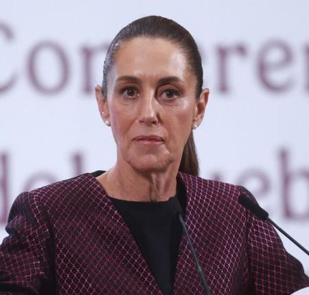 　メキシコのシェインバウム大統領（アナトリア通信提供・ゲッティ＝共同）