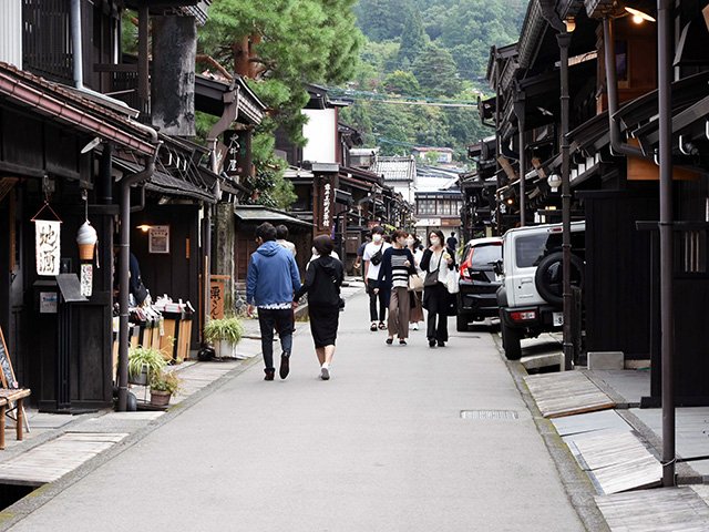 商業地では全国４位の下落率となった「高山市上三之町５１」
