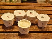 ４種類がそろった「もんでこアイス」＝大垣市上石津町上多良前ケ瀬入会、手作り工房あめんぼ