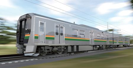 　新型車両「Ｅ７２３系５０００代」のイメージ（川崎車両提供）