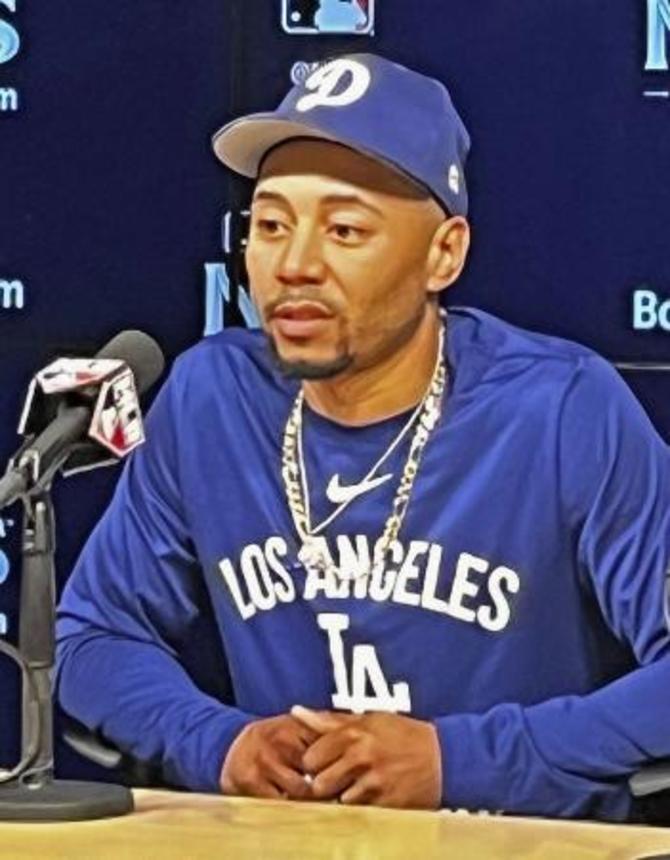 　ドジャースのベッツ＝昨年１０月、ロサンゼルス