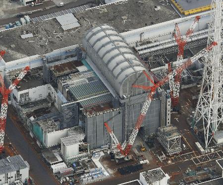 　東京電力福島第１原発３号機＝２０１８年２月
