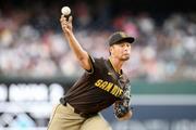 　ナショナルズ戦に先発したパドレスのダルビッシュ＝ワシントン（ＡＰ＝共同）