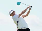 　第２ラウンド、通算４アンダーで２位の岩井明愛＝シービュー（共同）